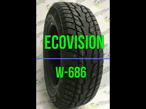 Ecovision W 686 обзор зимней шипованной шины