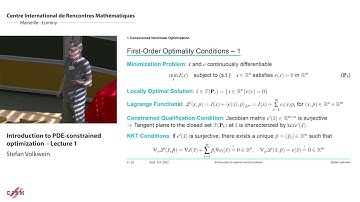 Stefan Volkwein: Introduction to PDE-constrained optimization - lecture 1