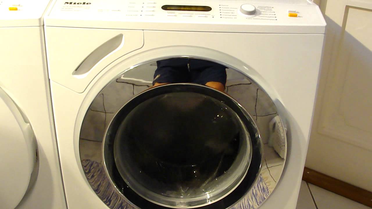 MIELE WASHMACHINE W6544 1. RINSE YouTube