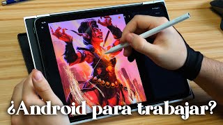 iPad vs Tablets Android ¿Sirve Android para trabajar? Para que es mejor Ilustración, Foto, etc