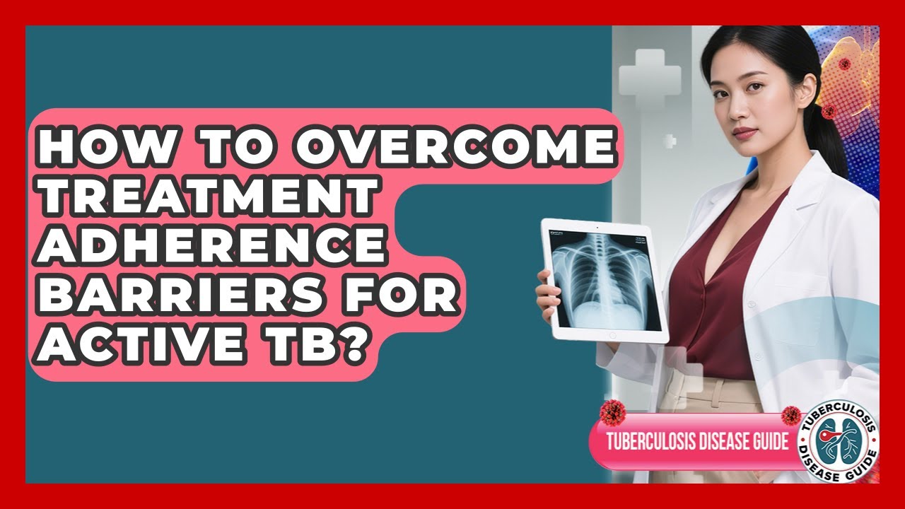 How To Overcome Treatment Adherence Barriers For Active TB? - Tuberculosis Disease Guide