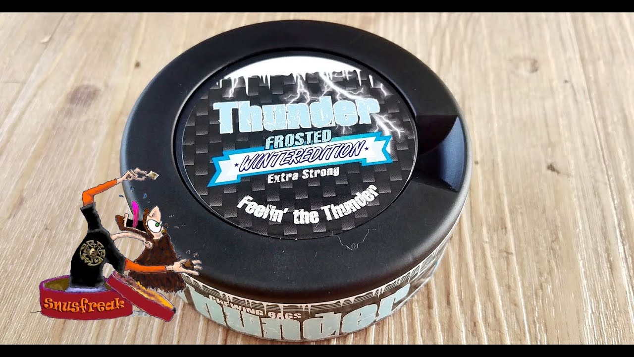 Thunder Frosted  Winteredition Chewing Bags I Snusfreak.com