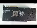 Вскрытие и замена термопасты и термопрокладок на видеокарте MSI GeForce RTX 3070 Ti GAMING X TRIO 8G