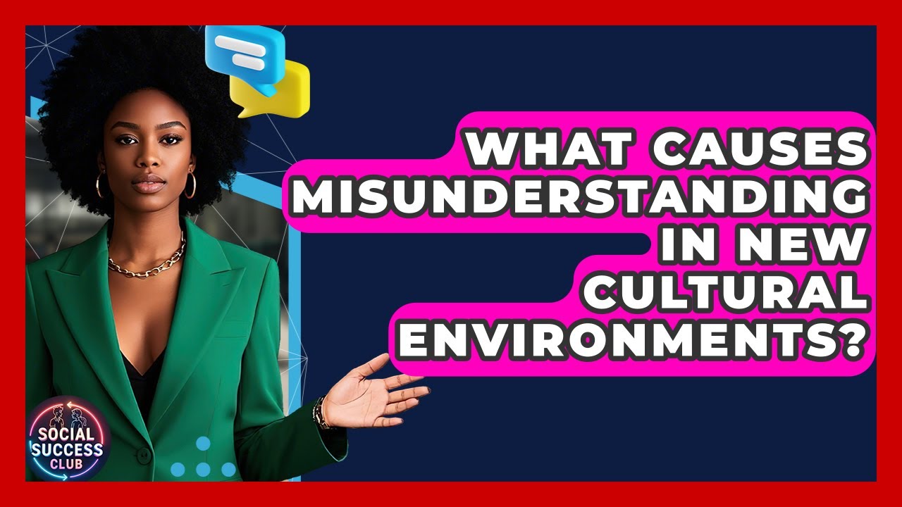 What Causes Misunderstanding In New Cultural Environments? - Social Success Club