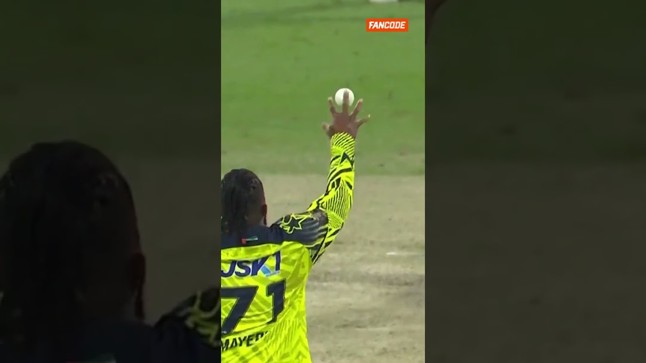 An excellent piece of fielding from Kyle Mayers! 🤩