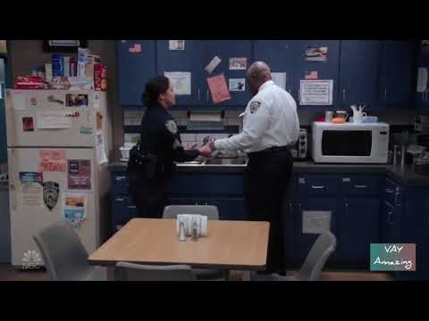 Brooklyn Nine Nine 8x1 Ramy Scene Raymond Holt And Amy B99 VAY Amazing