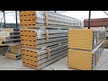 UGRADNJA ZIDNIH I KROVNIH PANELA . Installation of wall and roof panels
