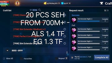 Cabal Mobile Craft Slot Extender High I BallaretYT I February 6 2022