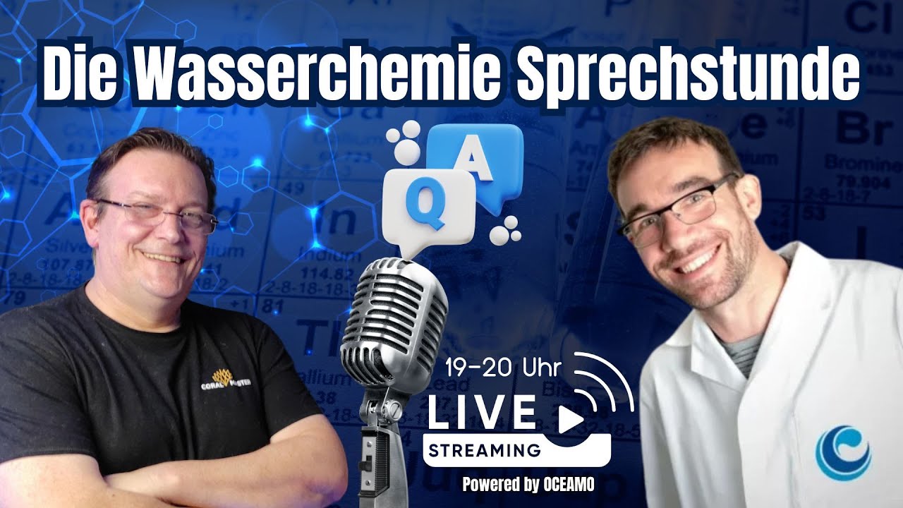 💦 Die MeerwasserChemie Sprechstunde #5 💦 Live Q&A mit Dr. Christoph Denk 💦 Let`s Talk Chemistry 💦