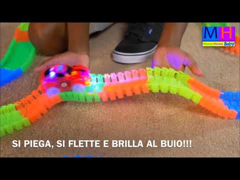 pista macchinine fluorescente