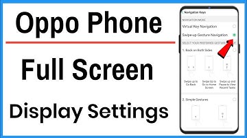 Oppo Full Screen Display Settings | Oppo A5s Full Screen Display Settings