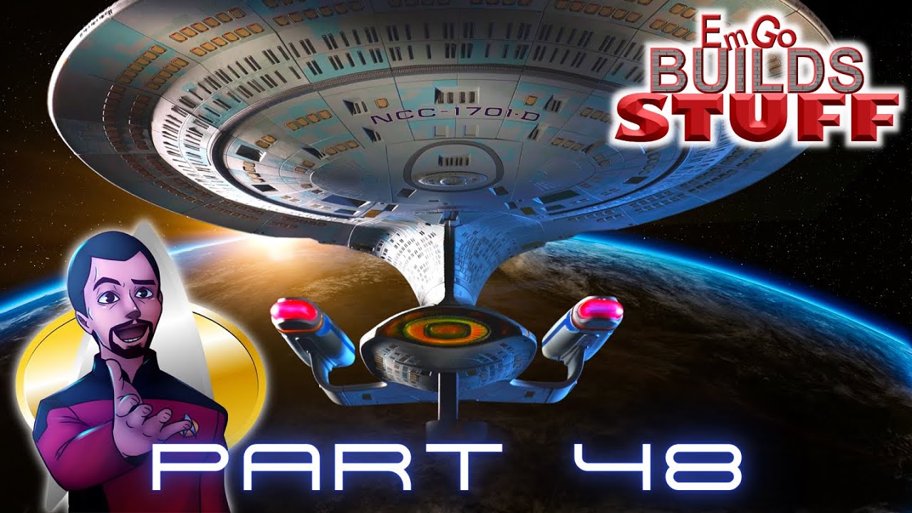 Eaglemoss Star Trek USS Enterprise NCC 1701-D Kit (Part 48): EmGo Builds Stuff