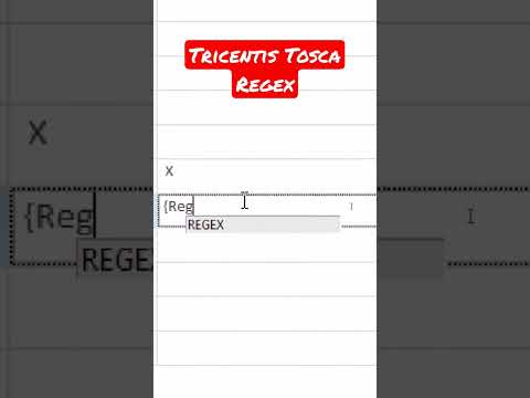 Tricentis Tosca Regex Usage - YouTube