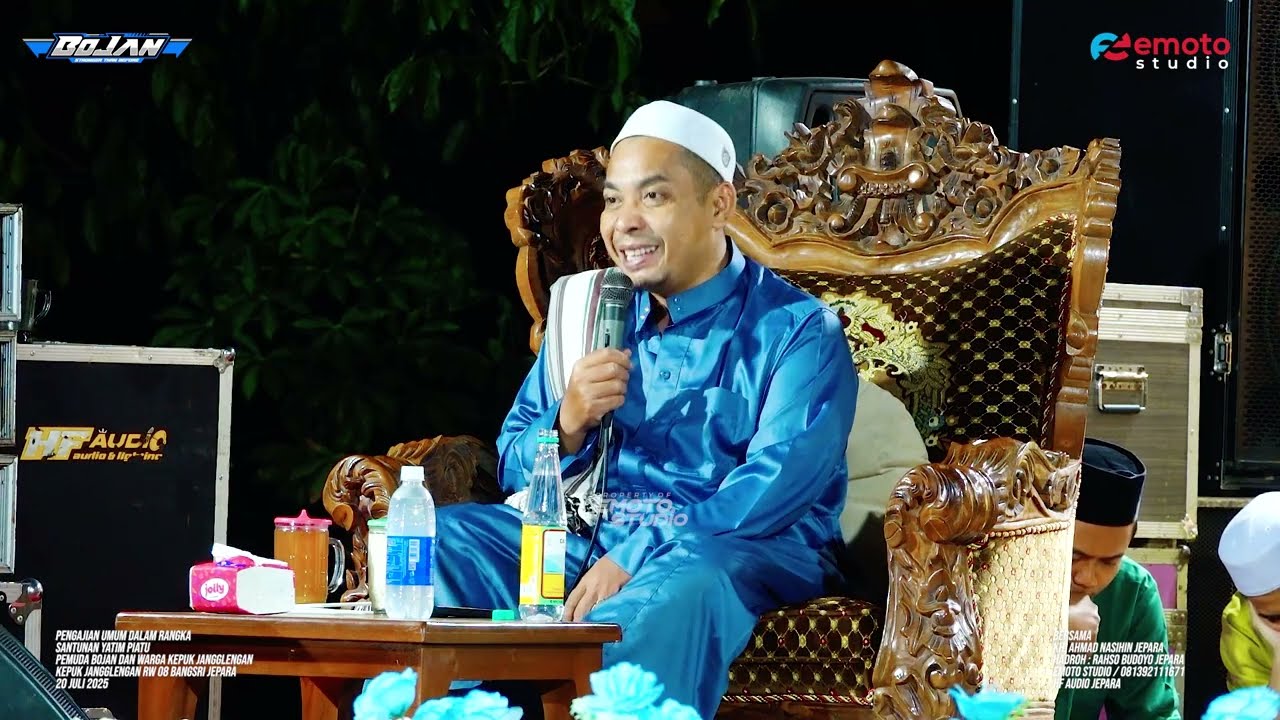 CERAMAH LUCU KH. NASIHIN JEPARA - PENGAJIAN SANTUNAN YATIM PIATU BOJAN KEPUK JANGGLENGAN JEPARA