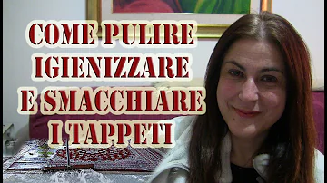 Che detersivo usare per lavare i tappeti?