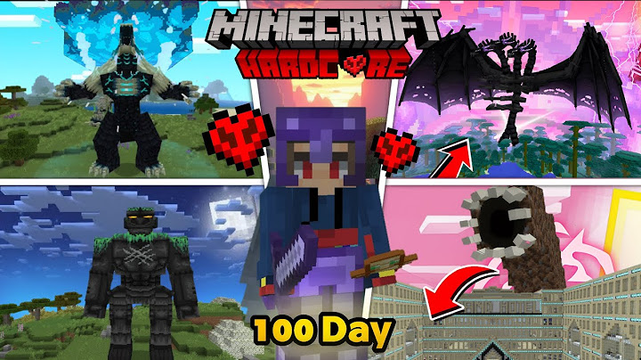 قضيت 100 يوم أواجه أقوى الوحوش في ماين كرافت هاردكور !🔥| Minecraft Boss