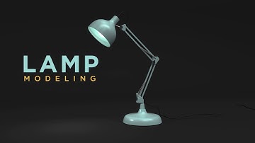 3D Lamp Modeling workflow Timelapse | Pixar