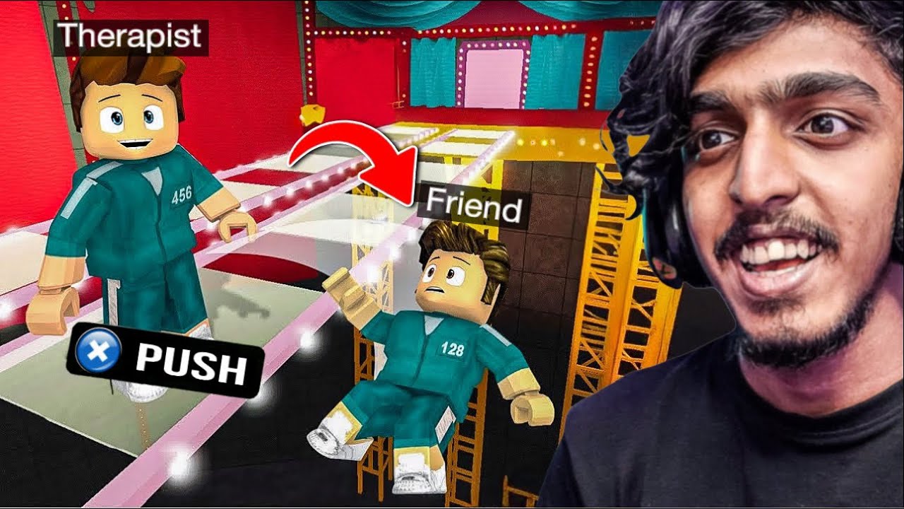 Trapped on the Glass Bridge in ROBLOX Squid Game 2..!!