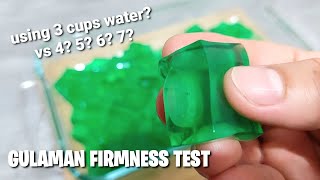 Gulaman Powder (Mr. Gulaman) Firmness Test | Recommended Water Measurement | 3 Cups? 6 Cups? screenshot 1