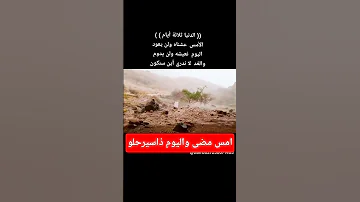 امس مضى الوم ذاسيرحلو 