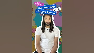 How to Use AI as a Thought Partner 🤖 Day 23