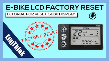 🔧 S866 LCD Display – Factory Reset & Odometer Reset Guide 🔋 #ebike #ebiketips #ebikerepair