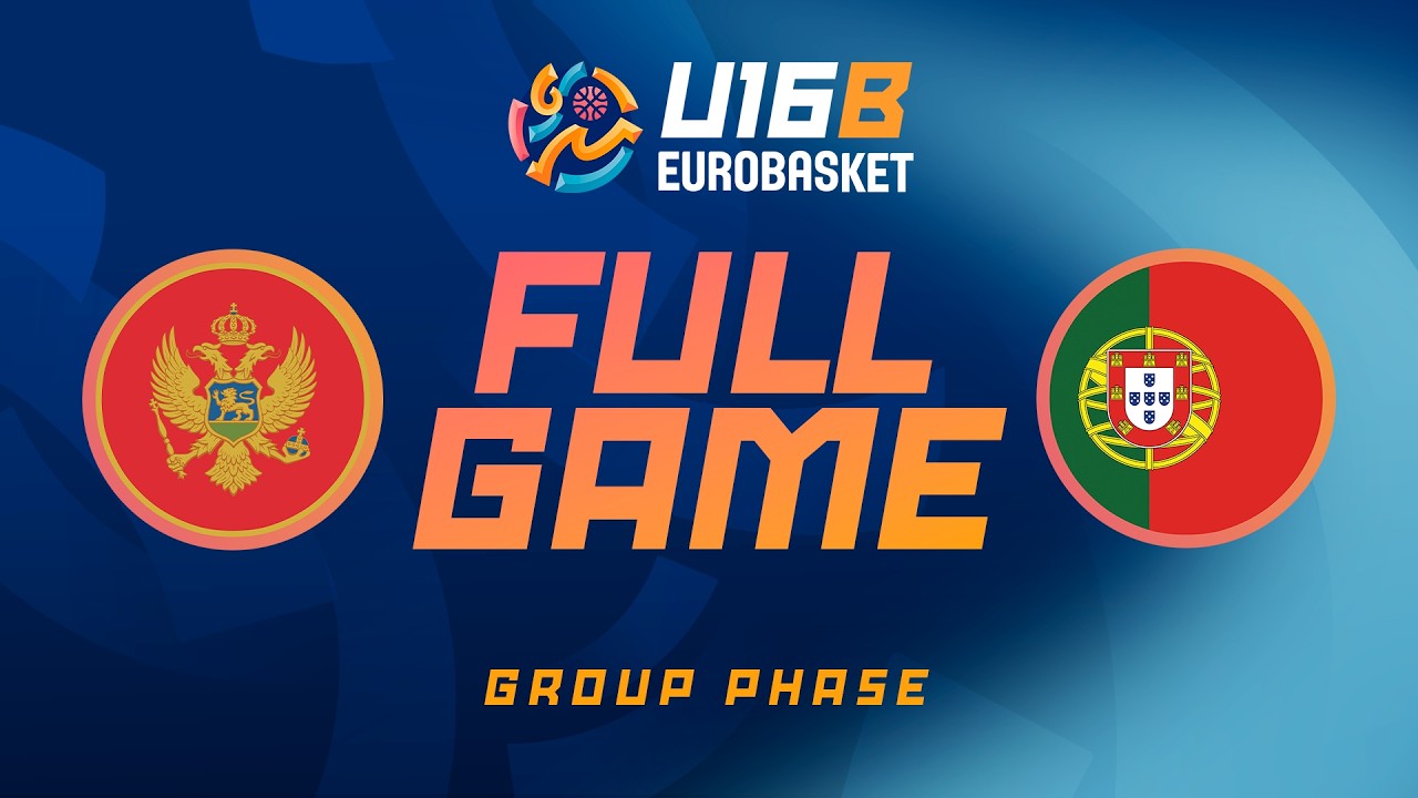 Group Phase | Montenegro v Portugal | Full Basketball Game | FIBA U16 EuroBasket 2026 Division B