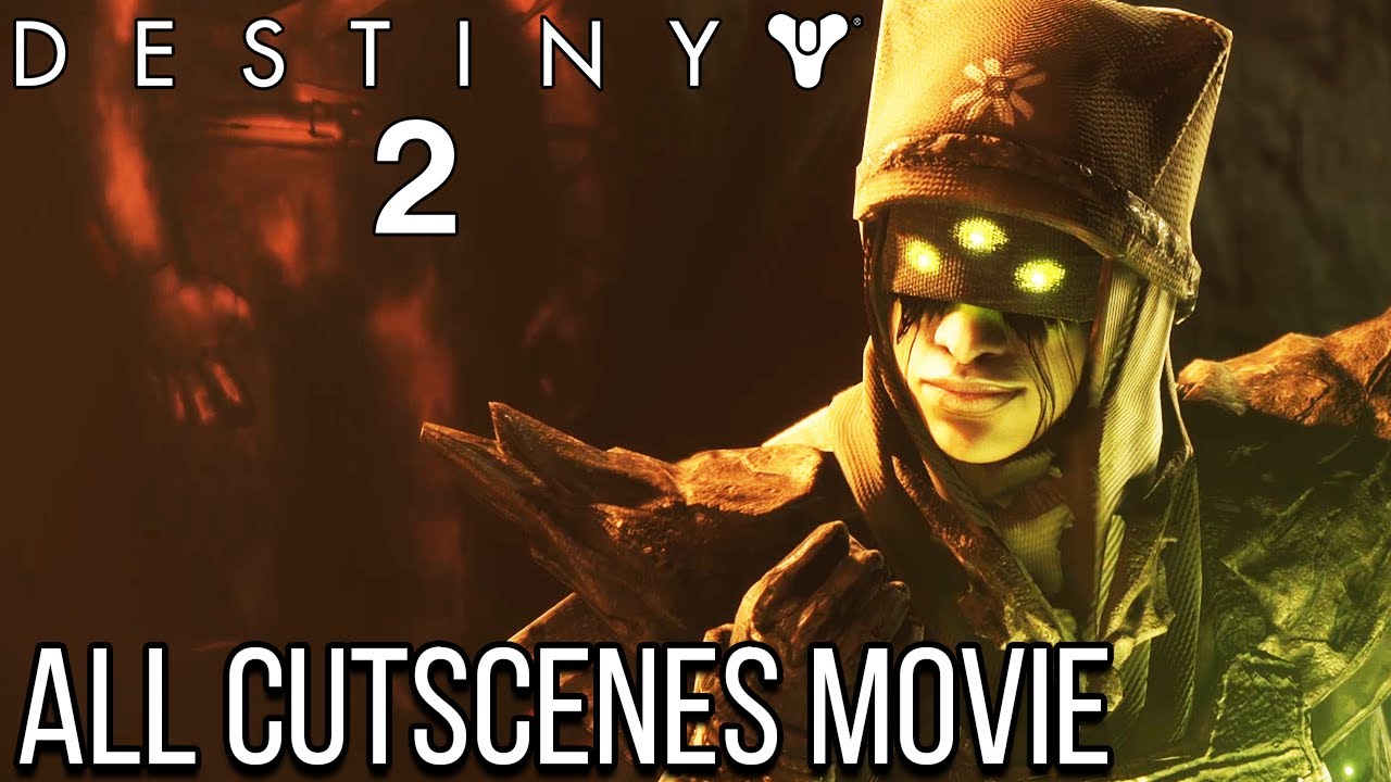 Destiny 2 SHADOWKEEP All Cutscenes Movie (Game Movie)
