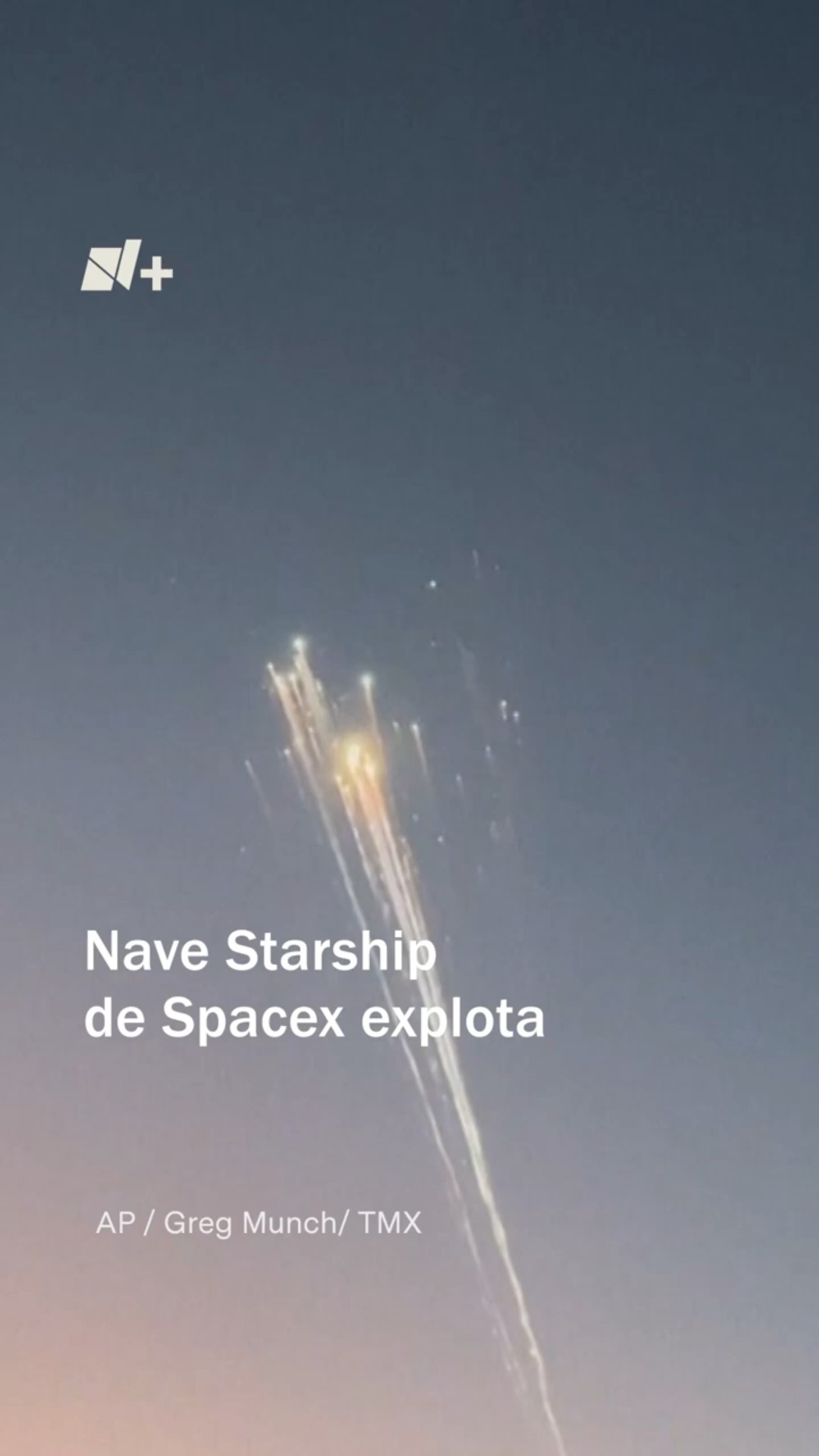Nave de SpaceX explota por falla técnica #nmas #shorts #spacex