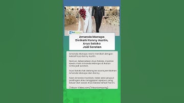NETIZEN MALAH SALFOK! Amanda Manopo Resmi Dinikahi Kenny Austin, Arya Saloka Malah Jadi Sorotan