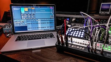 Modular Synth + Ableton Workflow // You Need to Try Warping Your Audio