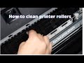 How to clean rollers on epson wf7720 printer for sublimation, how to stop pizza wheels on a printer