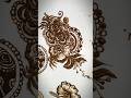 beautiful floral bunch । mehndi design। easy simple design। #mehndidesign #shortsfeed #arabicmehndi