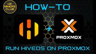 How to run HiveOS in a Proxmox VM