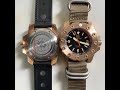 STEELDIVE SD1948S 1000m Bronze Dive Watch Germany Cusn8 Bronze sapphire crystal WATCHDIVES