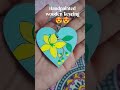 wooden keychain 😍😍♥️♥️ #handpainting #woodenkeychain