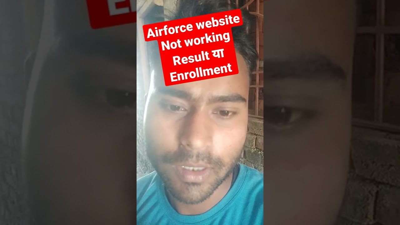 Airforce Website Not Working | Airforce Result या Enrollment आने वाला है
