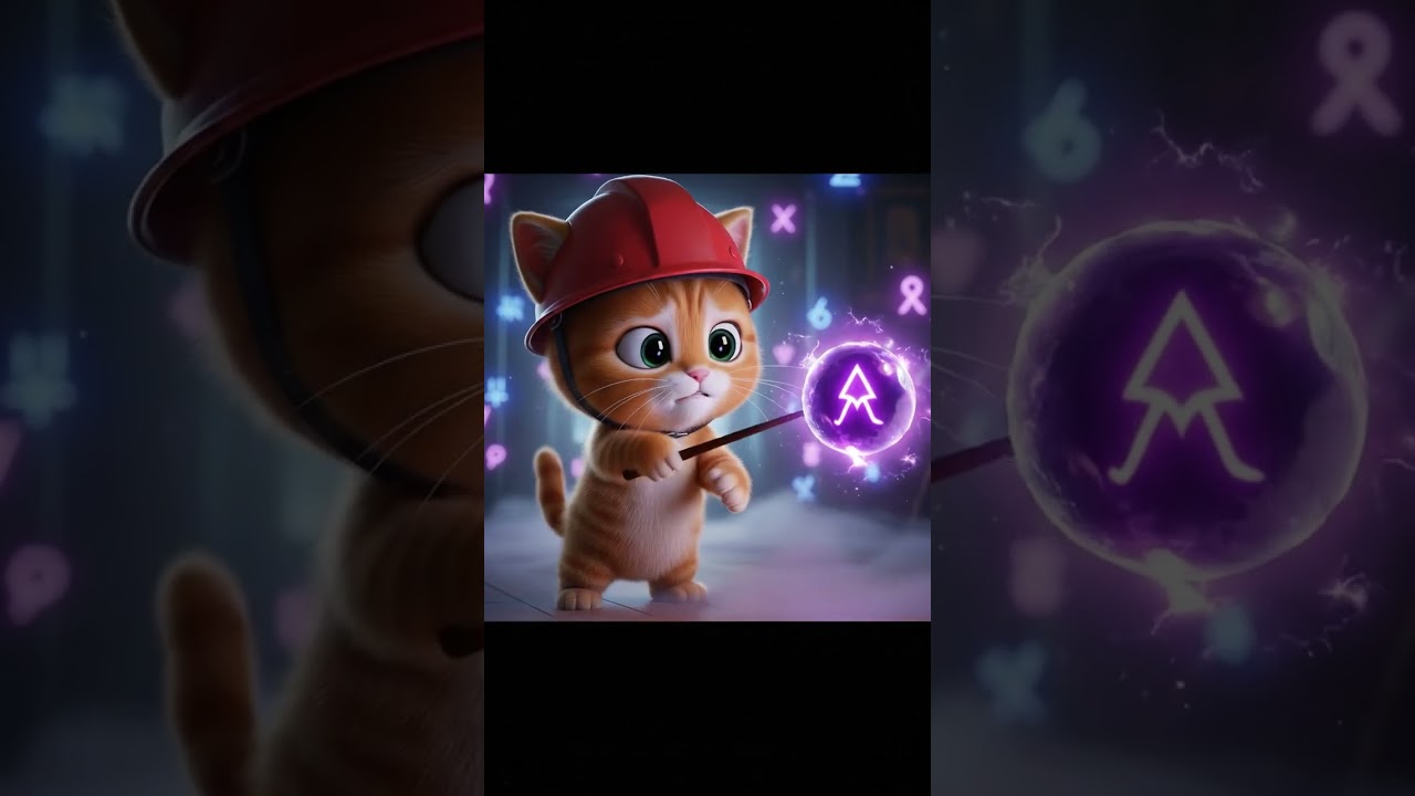 Pangi and the Glowing Spell Orb ✨🔮🐱 | Should He Cast It?