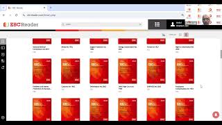 Demo video of EBC Reader for Institutions by Mr. Shailesh Jain