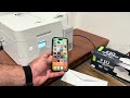 Epson ET-3950 Print Envelope with iPhone Pages