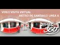 Primer viaje tren no tripulado en 360 ° desde la Nueva Estación de la Linea 6 del Metro de Santiago
