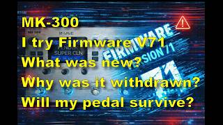 MK‑300 Firmware Deep Dive — The Withdrawn Update EXPLAINED