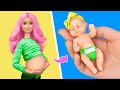 12 Manualidades Y Trucos Para Muñecas Bebés /¡Una Cuna, Pañales Y Mucho Más En Miniatura Para Bebés!