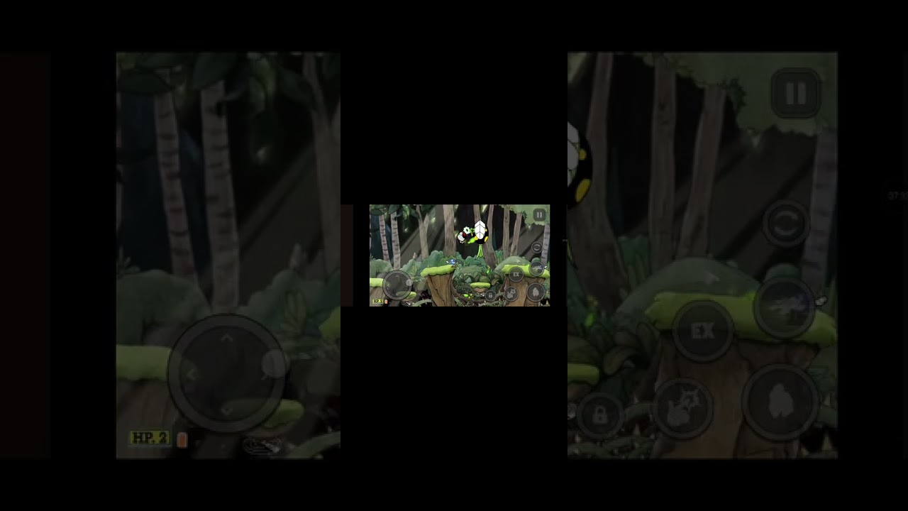 Jogando cuphead pra mobile(canal de quem deu:it's ricksb)