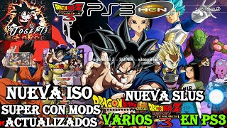 PS3HEN / Nueva ISO / SUPER con MODS / xJoseBT3 / DragonBall Z Budokai Tenkaichi 3 / ISO MOD / PKG