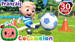 Vive le foot | CoComelon en Français | Chansons pour bébés