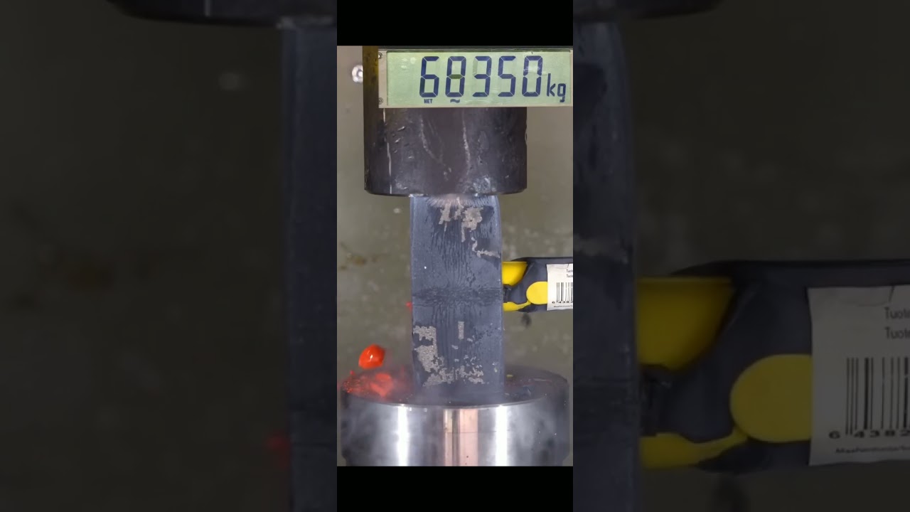 Bomb Hammer vs Hydraulic Press