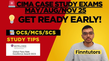 🚨 CIMA OCS / MCS / SCS Preparation Guide 2025: Don’t Wait to Start!