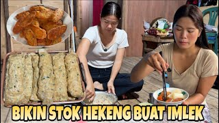 MAMA MINTA DI BIKIN KAN HEKENG BUAT STOK IMLEK,LANGSUNG AJA CUS KITA BUATKAN