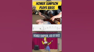 Homer Simpson, Ass of Bass (Bass Guitar Cover with TABS) | From the TV Show ‘The Simpsons’ S26 Ep8
